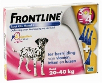 Frontline spot on hond large 20-40kg  4 pip