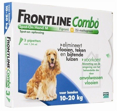 Frontline Combo hond medium 10-20kg  3 pip