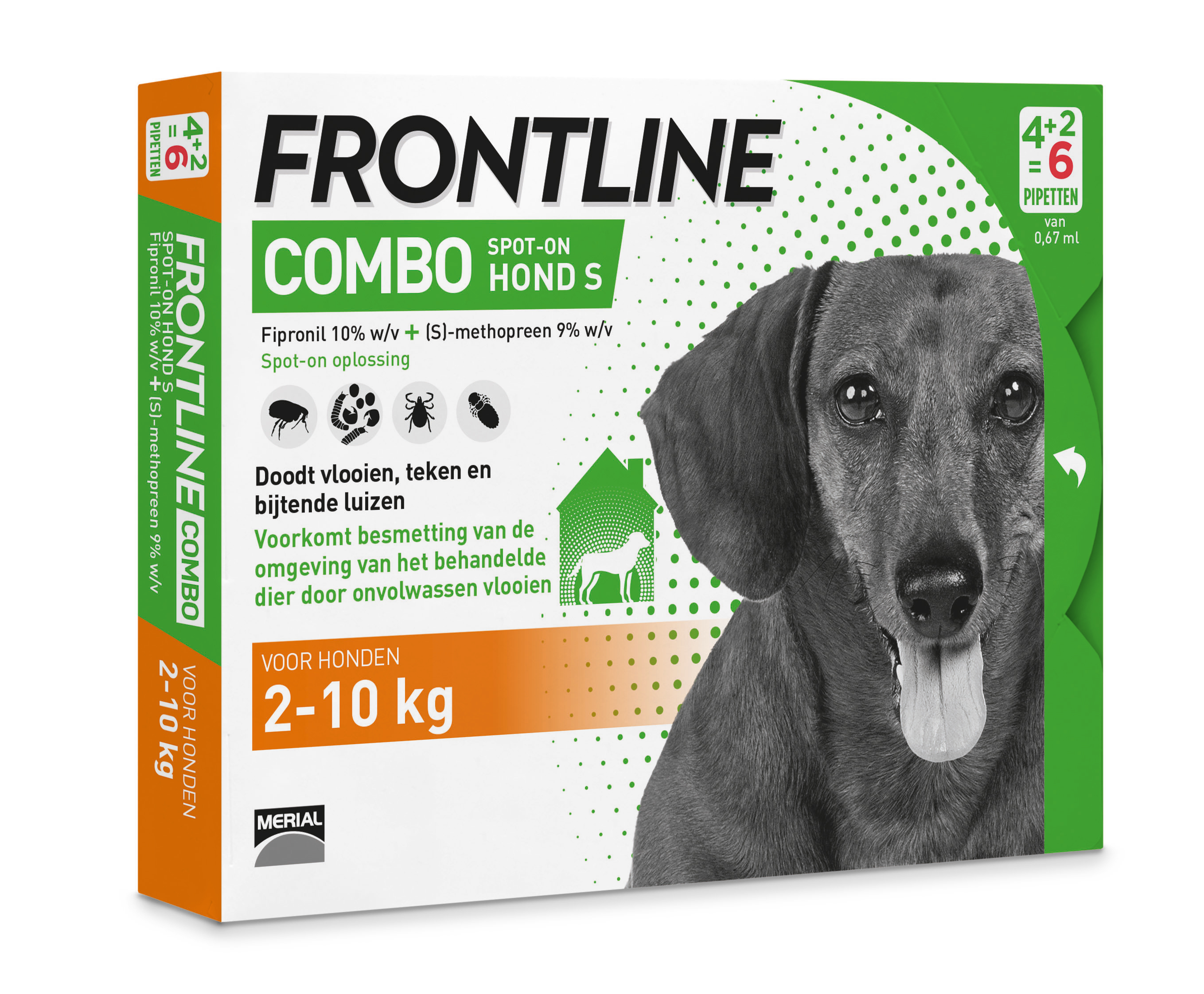 Frontline Combo hond small 2-10kg  6 pip
