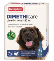Beaphar DIMETHIcare Line-on hond 30kg  6 pip