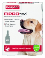 Beaphar Fiprotec hond 20-40kg  3 pip