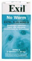 No worm Exitel plus hond vanaf 0,5 kg  2 tabl