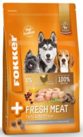Fokker hond + fresh meat graanvrij kip  13 kg