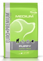 Euro-Premium medium puppy lamb en amprice  12 kg