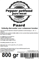Pepper Pure Vleesworst paard 800 gr