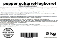 Pepper scharrel legkorrels 5 kg 3 mm