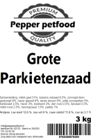 Grote parkietenzaad 3kg