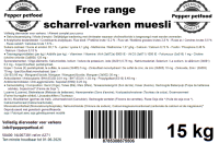 Pepper free range varkens muesli 15 kg