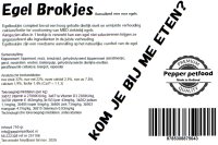 Egelbrokjes  (kom je bij me eten) 500 gr