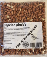 Gepelde pinda (kom je bij me eten) 500 gr