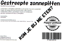gestreepte zonnepitten (kom je bij me eten) 500 gr