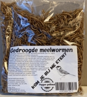 Gedroogde Meelwormen (kom je bij me eten) 200 gr