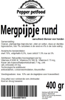 Pepper mergpijpje rund 400 gr